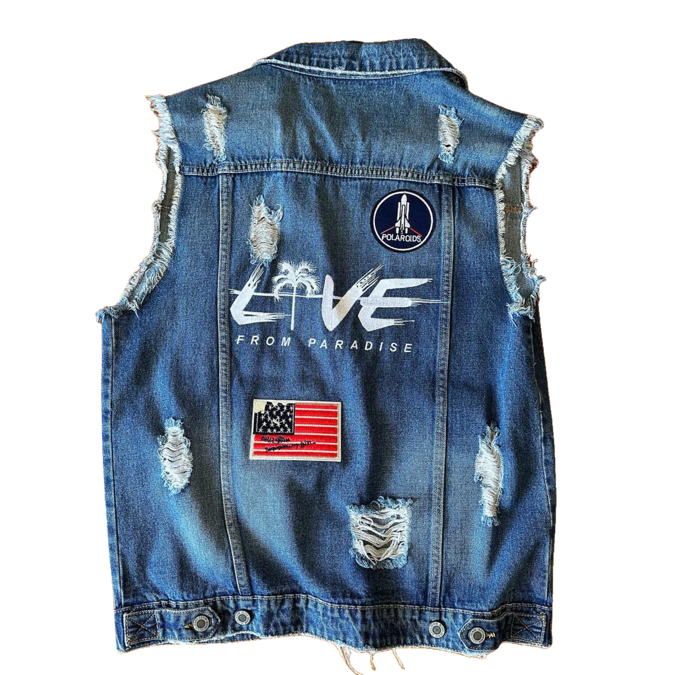 Live Denim Vest Pre-Order