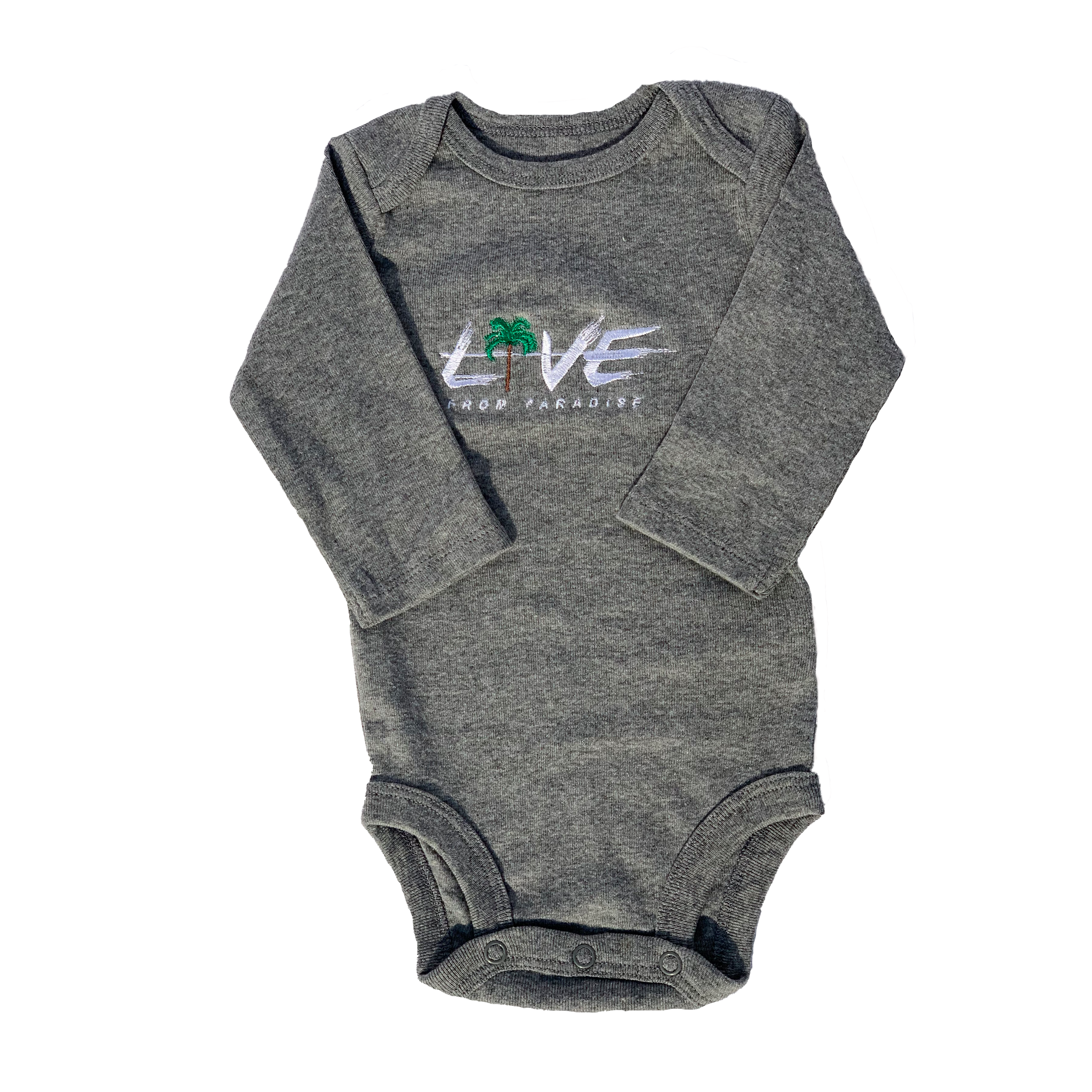 Dark Grey Long Sleeve Onesie