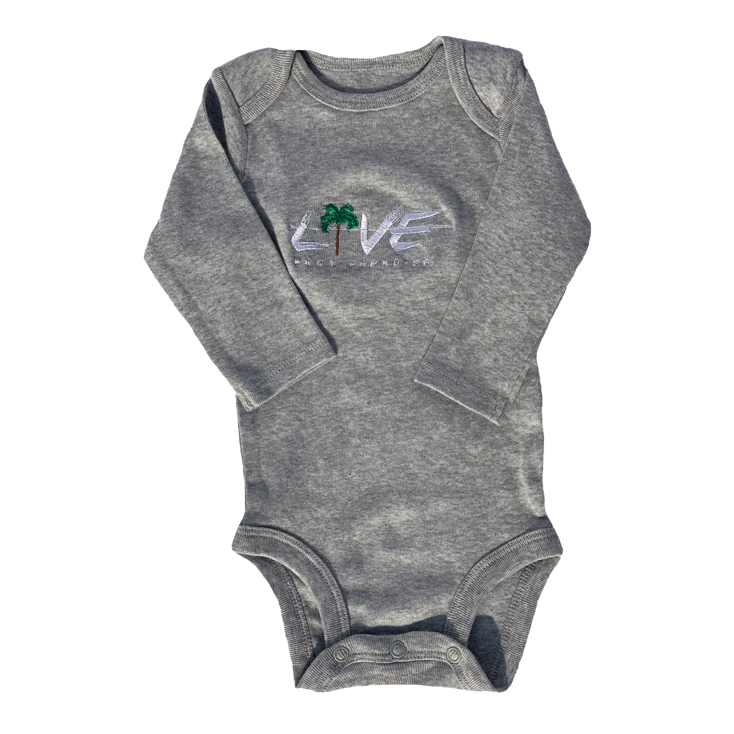 Light Grey Long Sleeve Onesie